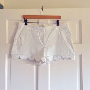 White Crown and Ivy scallop cut shorts size 16 shorts.